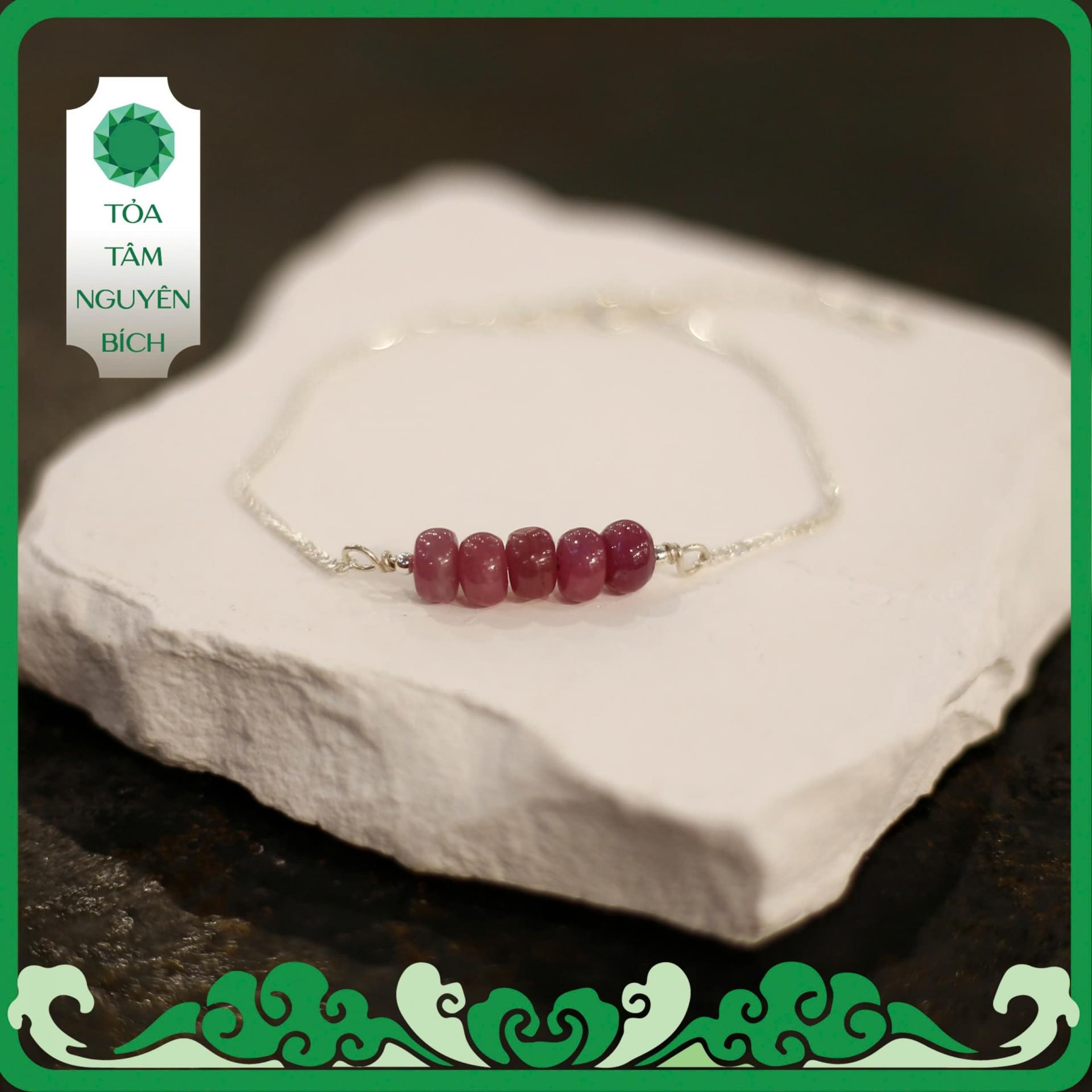 Lắc bạc Ruby ngũ điếu